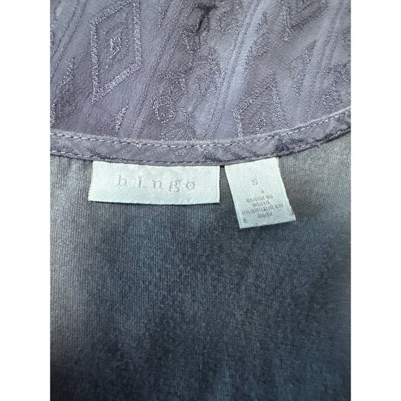 Hinge Sleeveless Scoop Neck Slip Dress With Subtle Pattern Detailing Size S - Picture 6 of 9